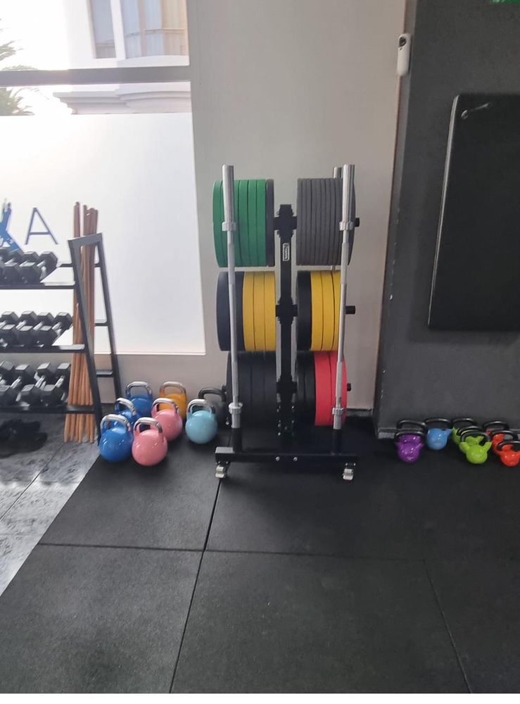 Kettlebells y discos